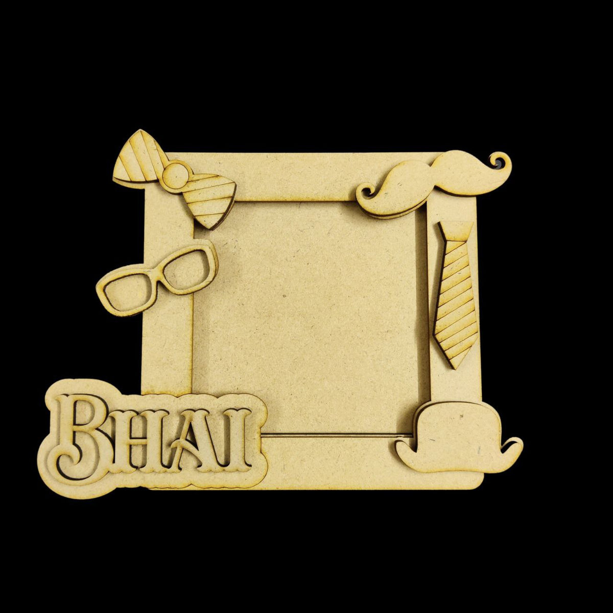 BRO / BHAI (MDF Photo Frame Fridge magnet base)