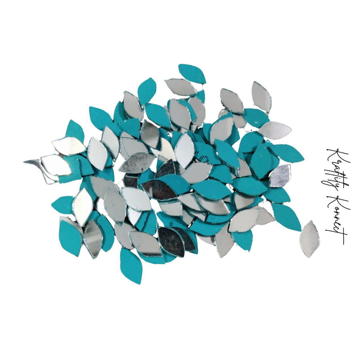 Almond eyes ( Lippan Art Glass Mirror )