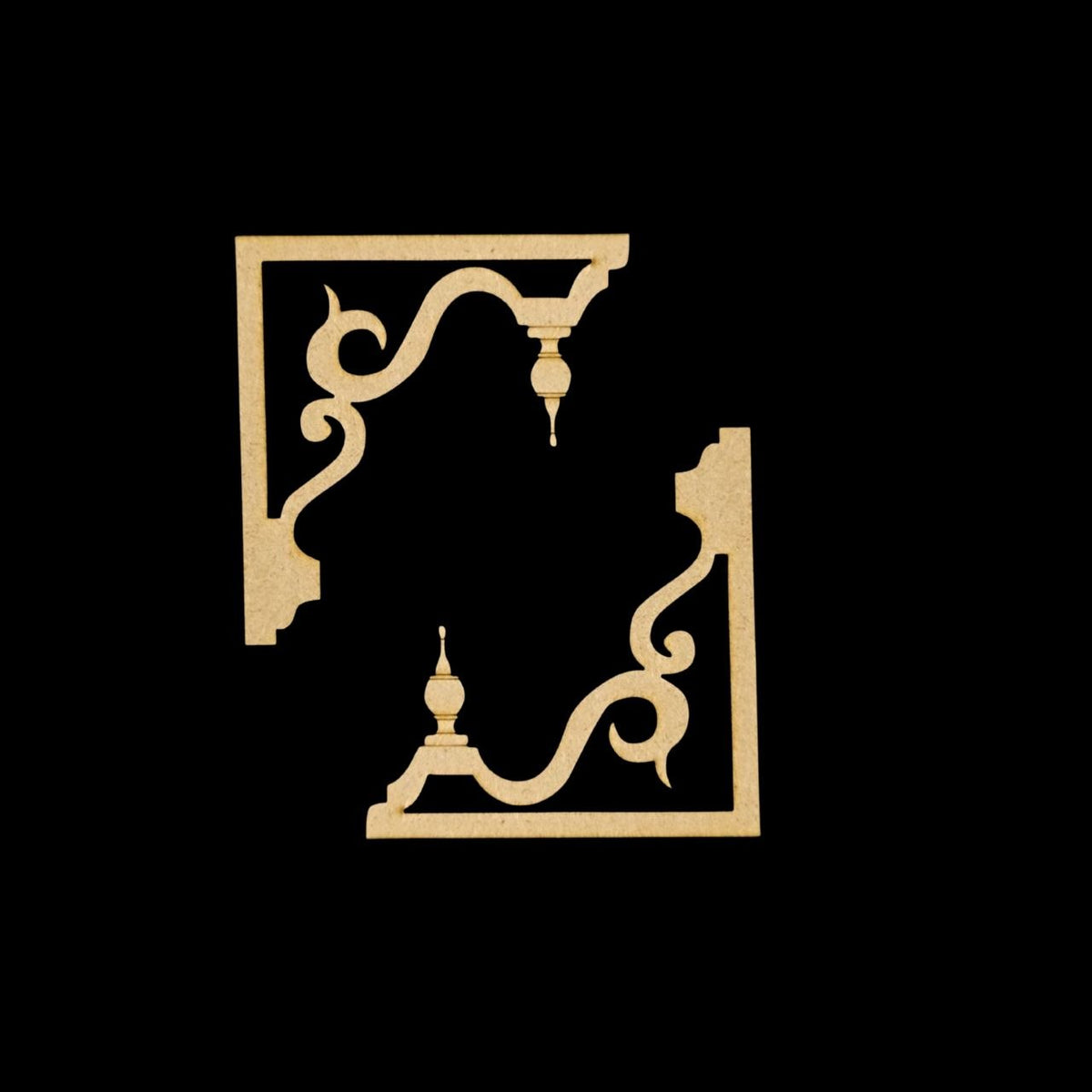 Antique Corners - Ethnic Cutout (MDF Base)