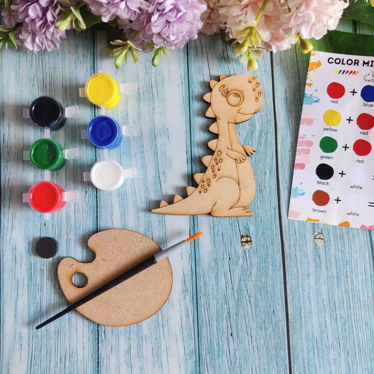 Baby Dino (Fridge Magnet DIY Kit) MDF