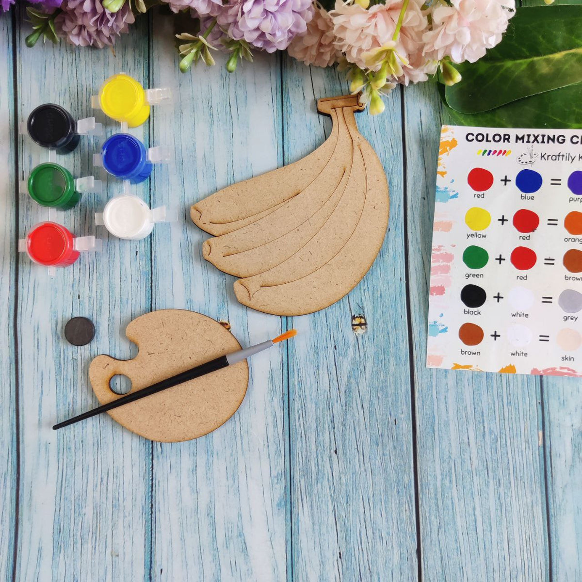 Banana (Fridge Magnet DIY kit) MDF