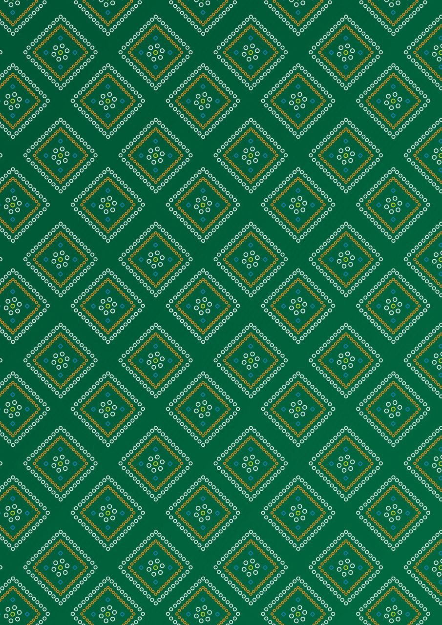 Bandhani Green (Instant Transfer Sheet)