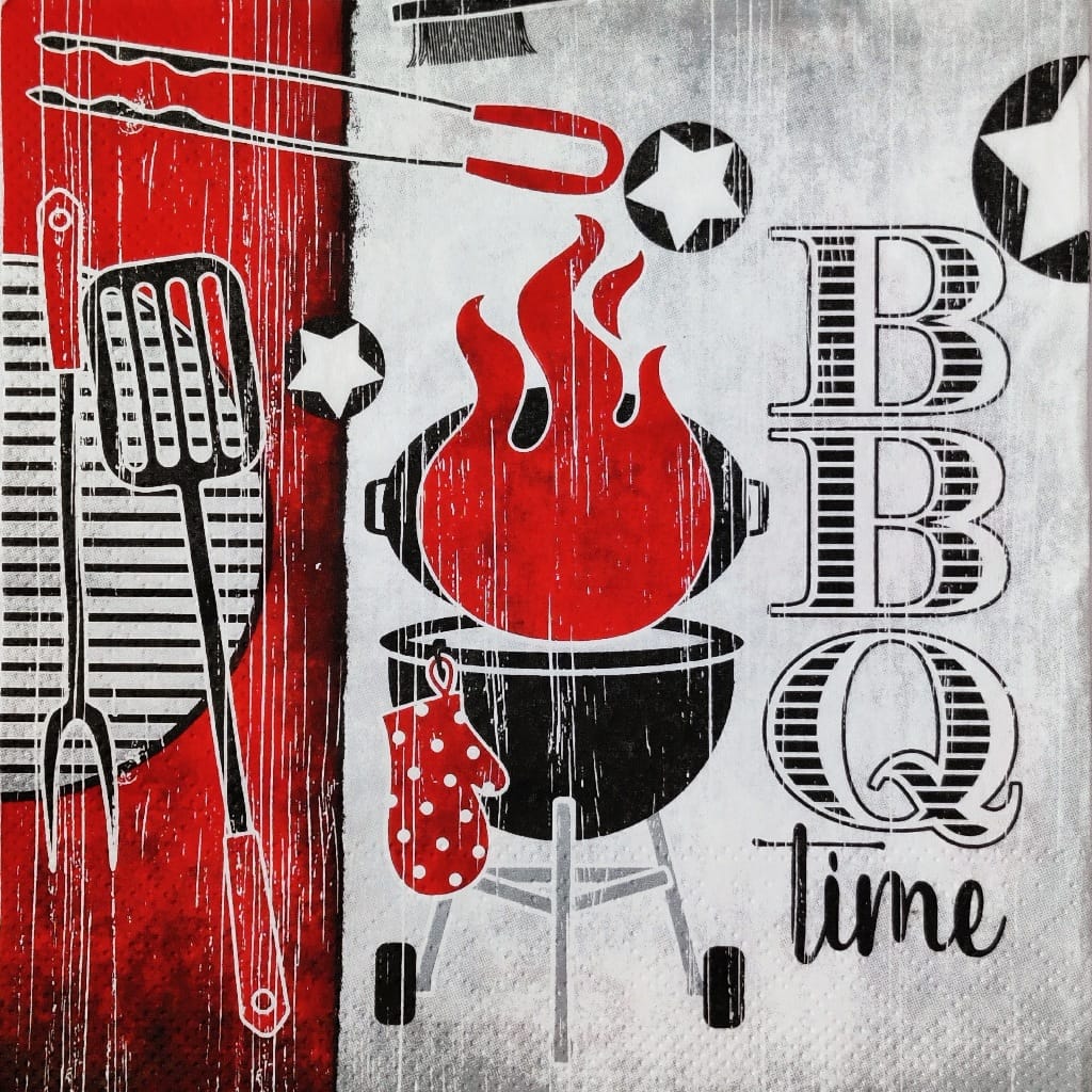 Barbeque Time ( German Napkins Tissues )