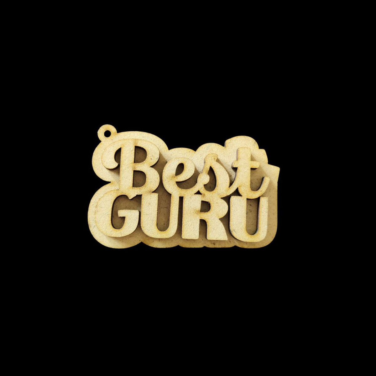 Best Guru (MDF Keychain Base) Celebrating Teachers