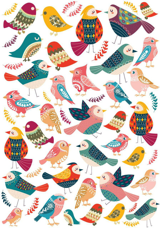 Wild n Free Birds ( Instant Transfer Sheets )