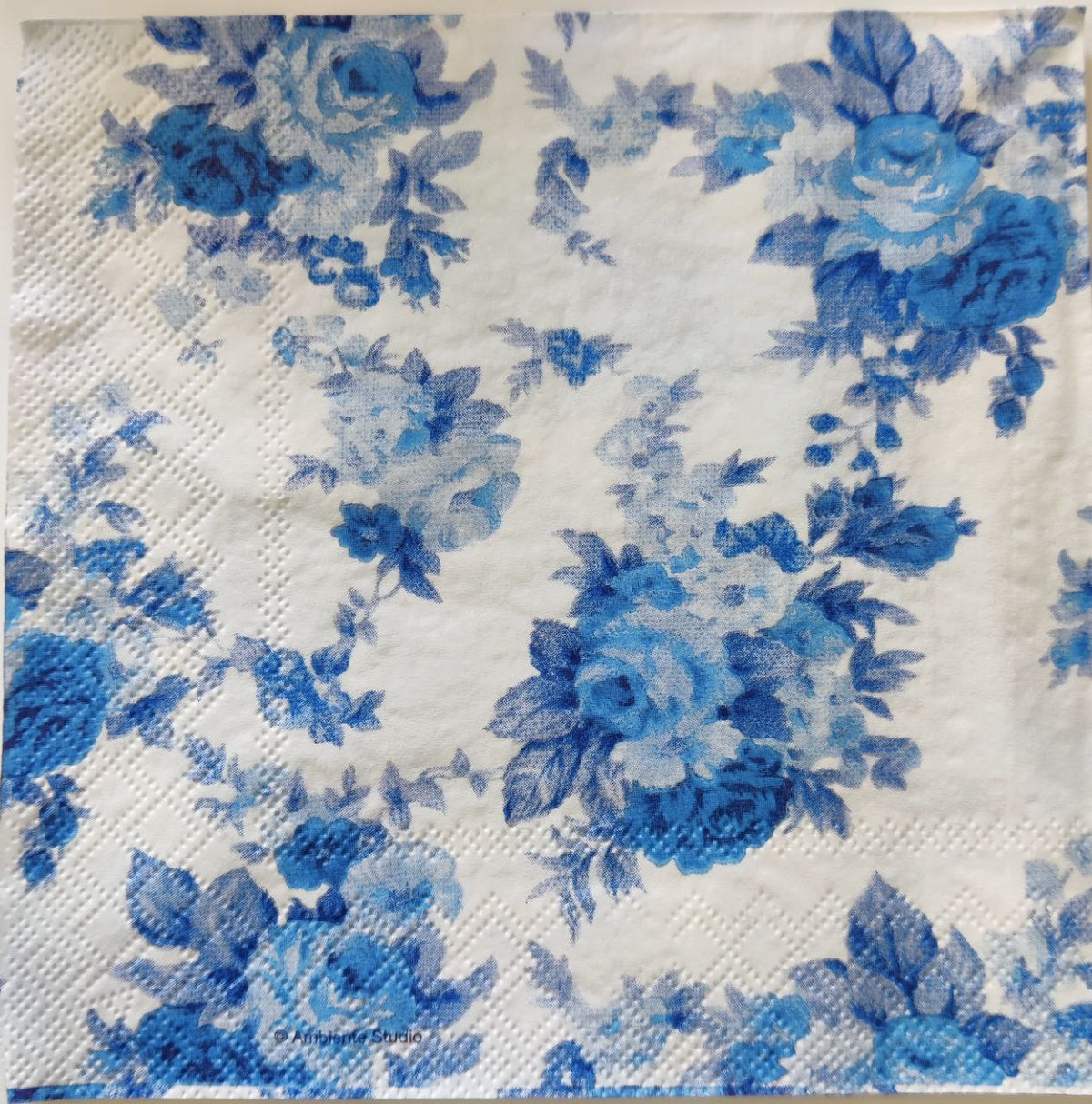 Blue Roses ( German napkins Tissues )