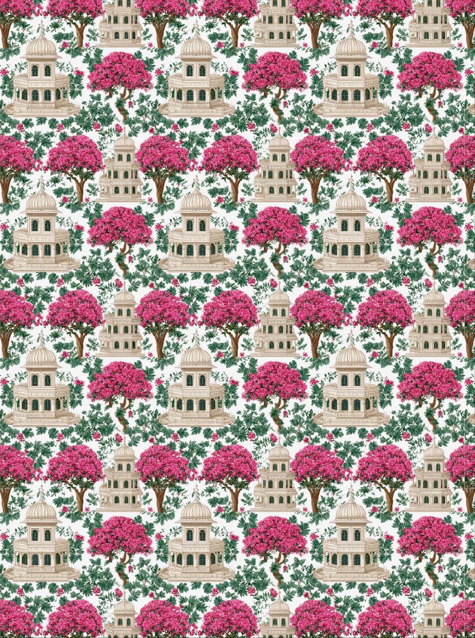 Bougainvillea Palace Gardens (Decoupage Paper)