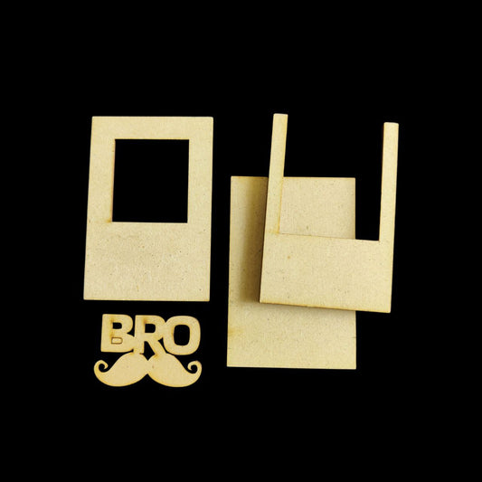 Bro - (Photo Frame Fridge Magnet Base) Raksha Bandhan