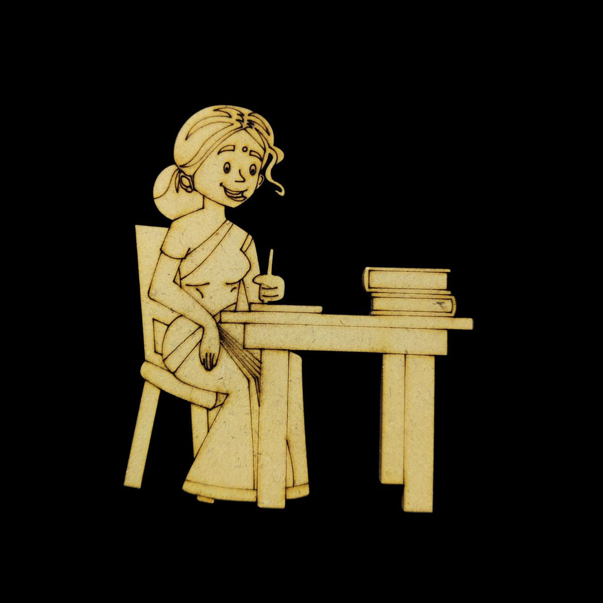 Busy Teacher (MDF Premarked base) Celebrating Teachers