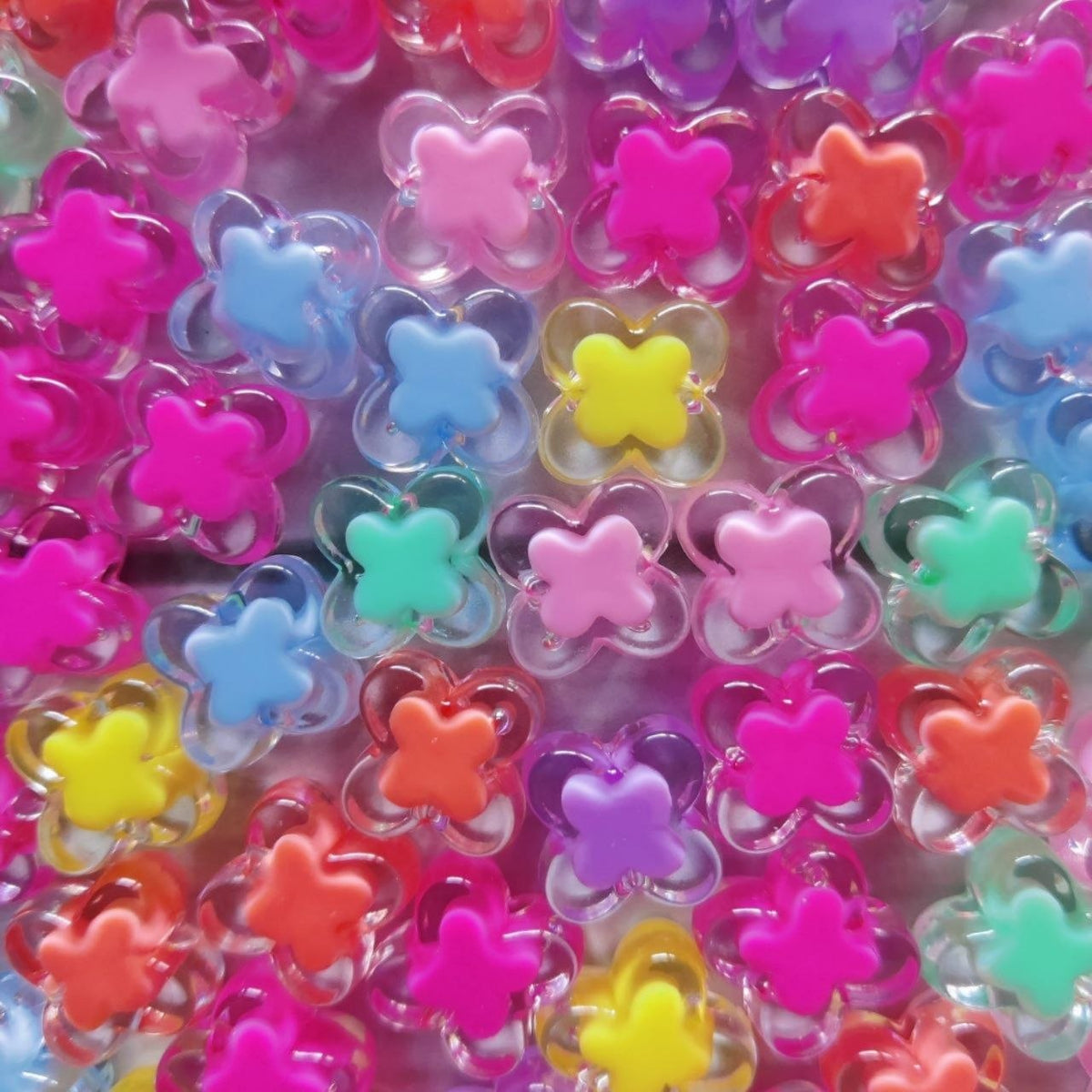 Butterfly - Colourful Plastic Beads