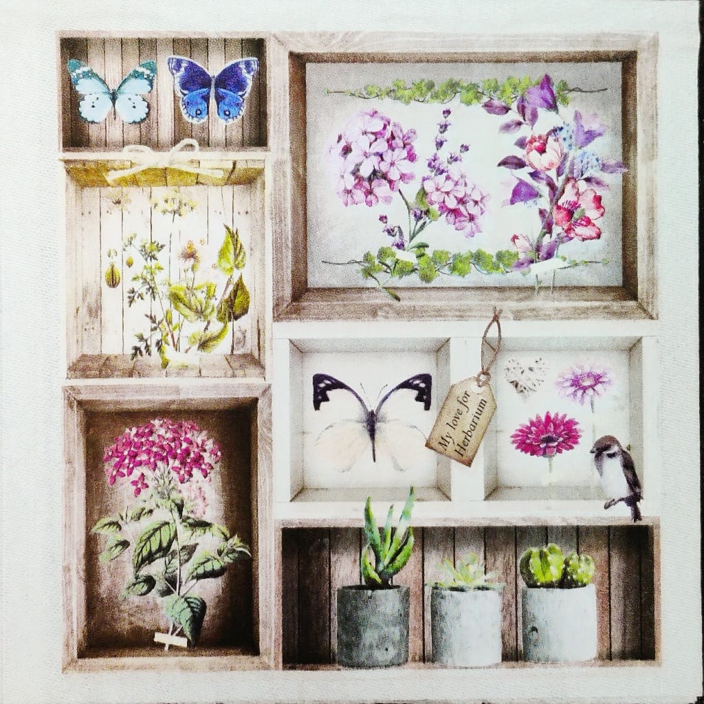Butterfly Shelf ( German Napkins Tissues )