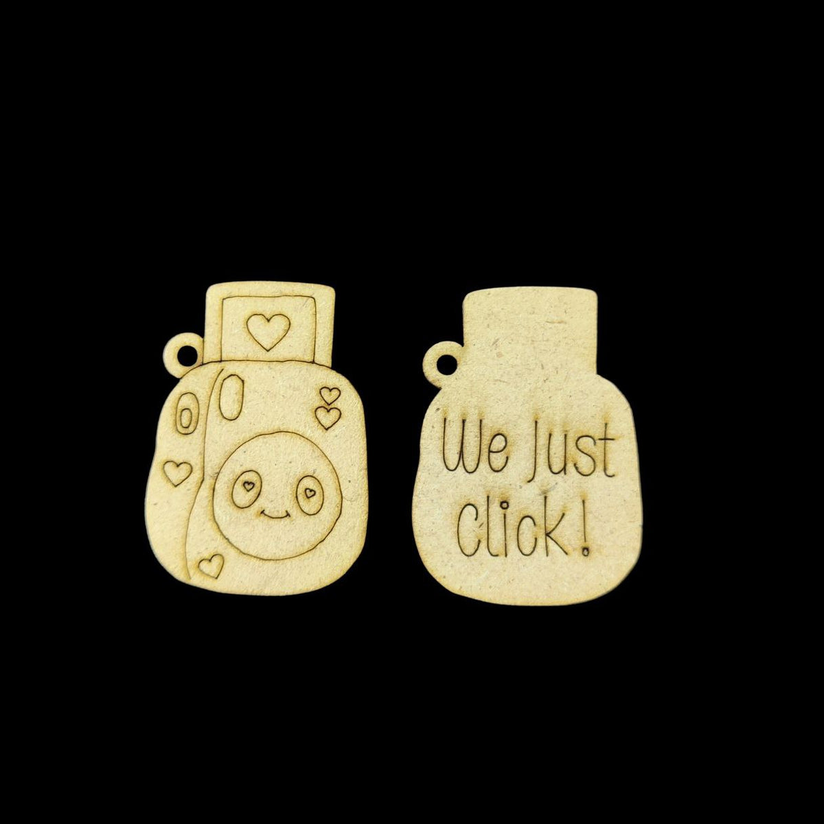 Camera Love Pun - Layered Keychain Base (MDF Valentine's)