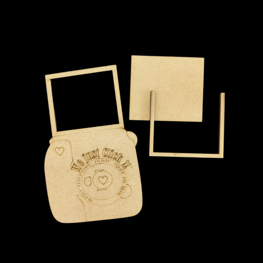 We Just Click - Camera | Photo Frame Fridge Magnet Base - Valentine's Collection