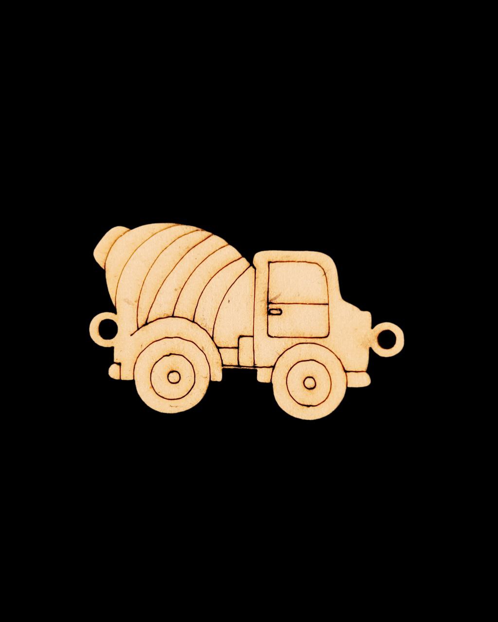Cement Mixer Truck (Kids MDF Rakhi)