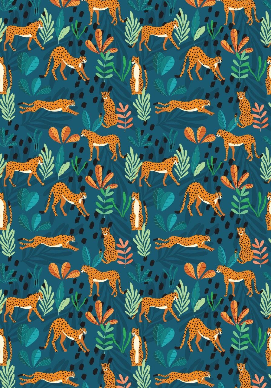 Cheetah Print ( Instant Transfer Sheets )