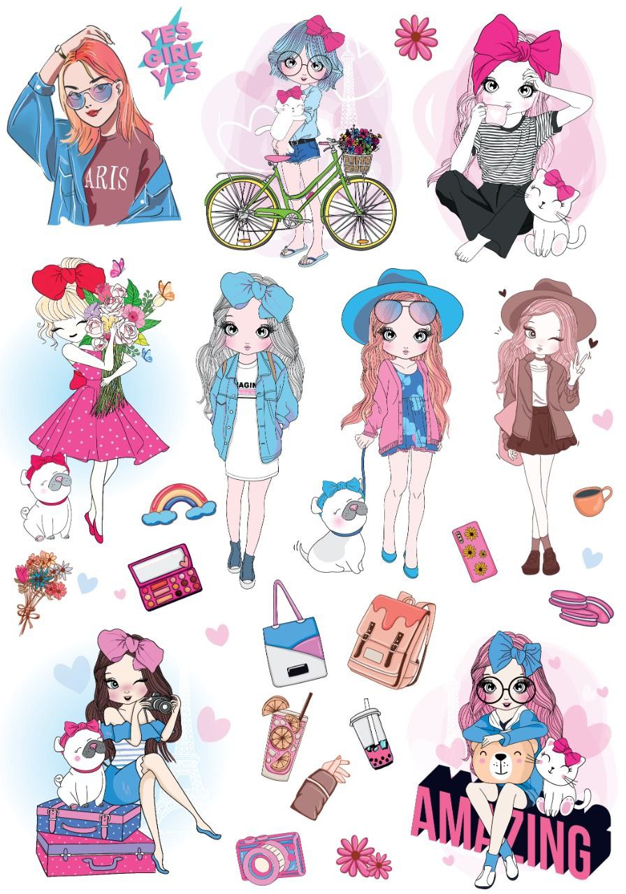 Chic Life ( Instant Transfer Sheets )