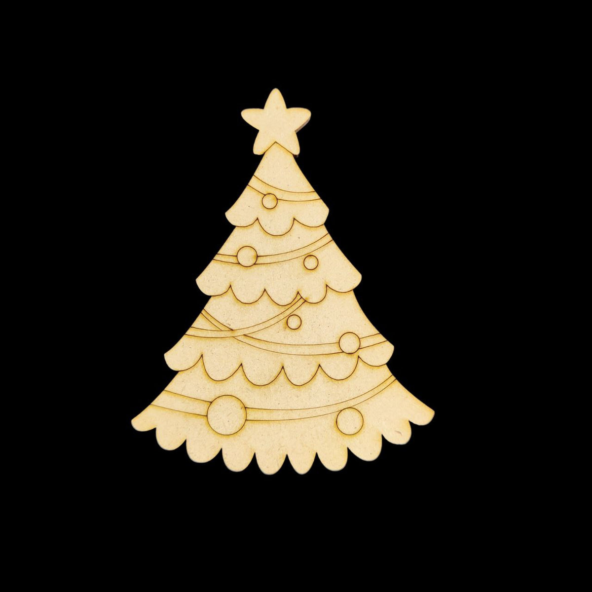 Christmas Tree (MDF Premarked - Christmas Festive)