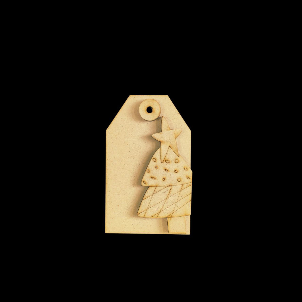 Christmas Tree (MDF Tags)