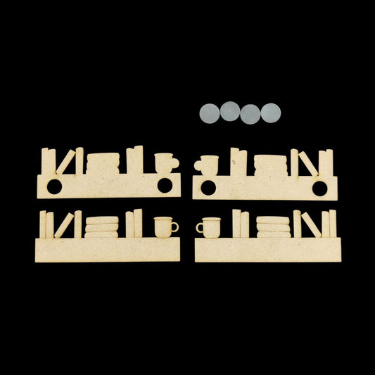 Coffee and Books - 2 in 1 MDF Base