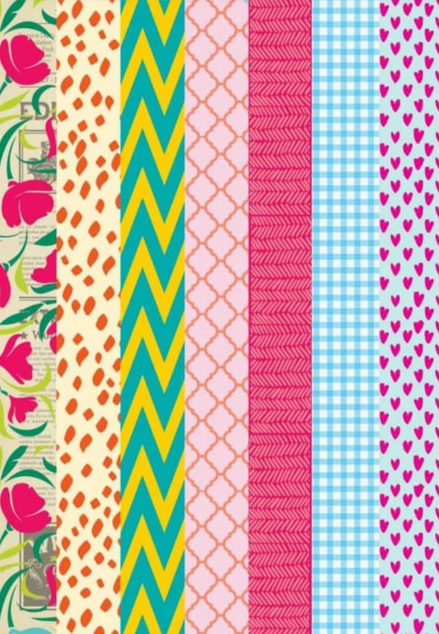 Colourful Stripes ( Instant Transfer Sheets )