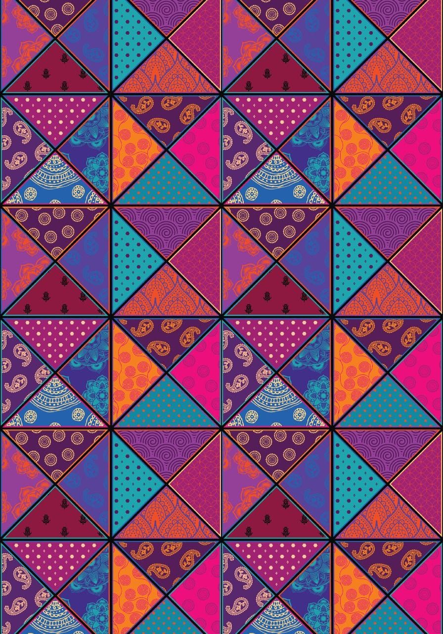 Colourful Tiles ( Instant Transfer Sheets )