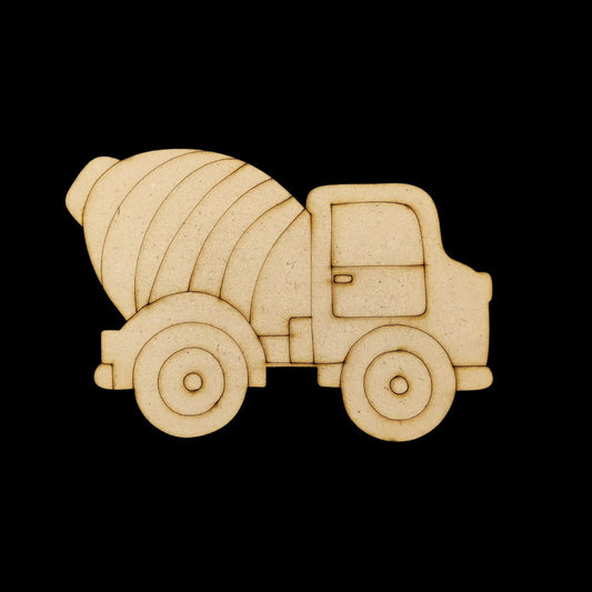 BullDozer Truck ( MDF Premarked painting base )