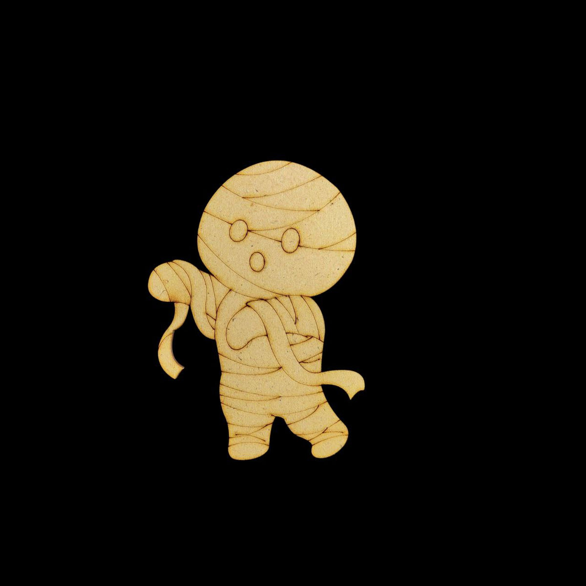 Cute Mummy (MDF Premarked Base -Halloween Collection) Lasercut