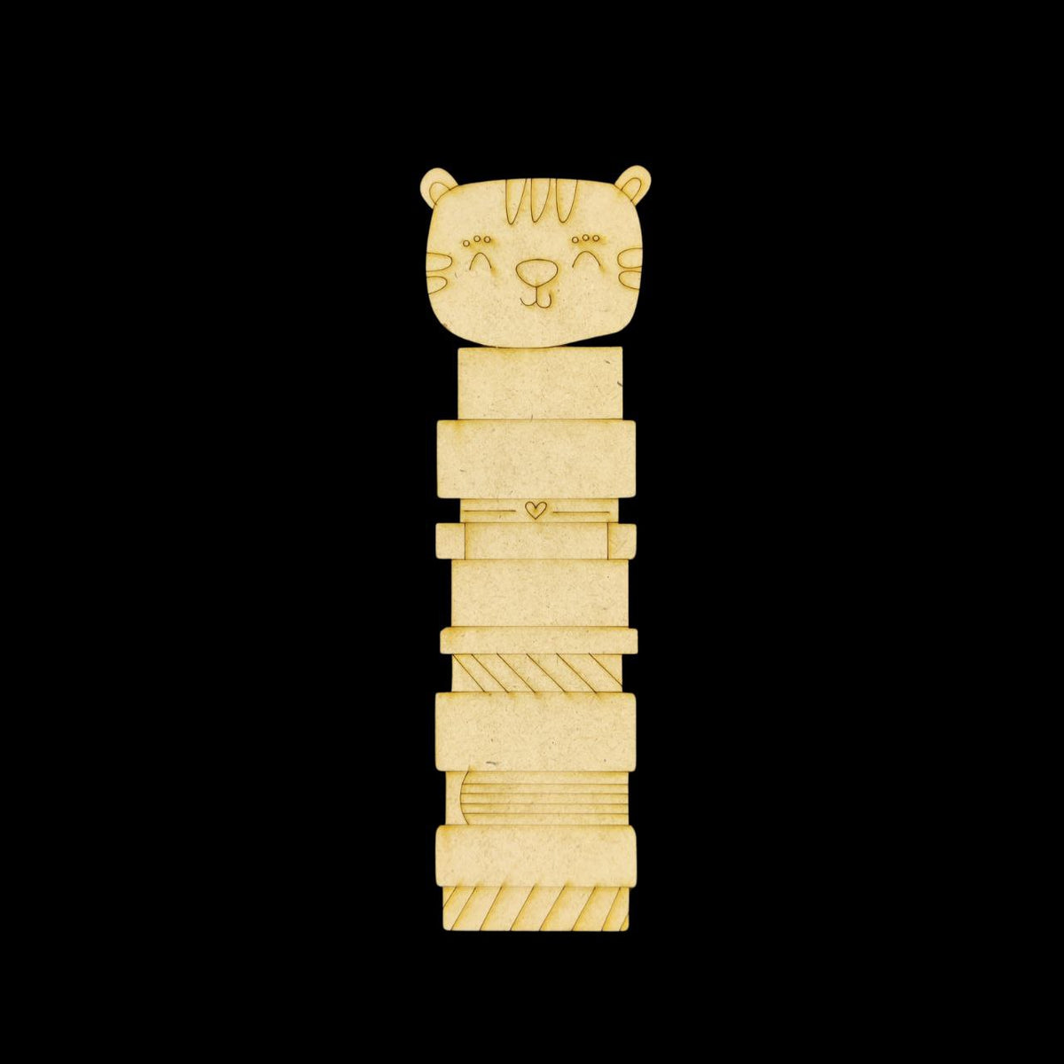 Cute Tigress ( MDF Bookmarks - Kids )