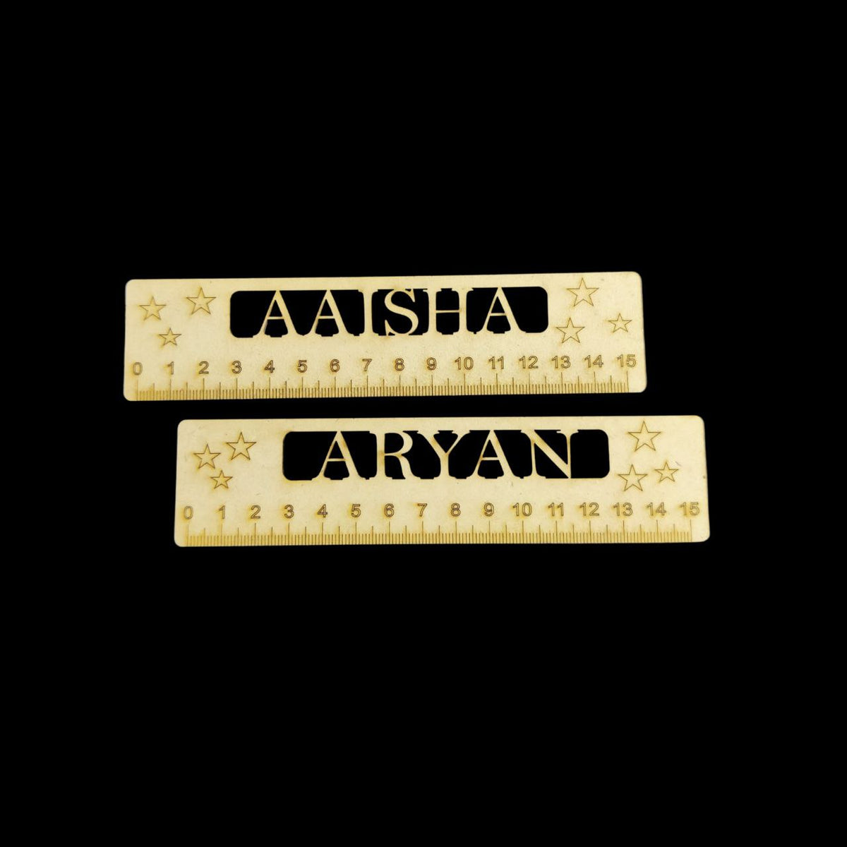 Cutwork Ruler - Personalised Name (MDF Premarked)