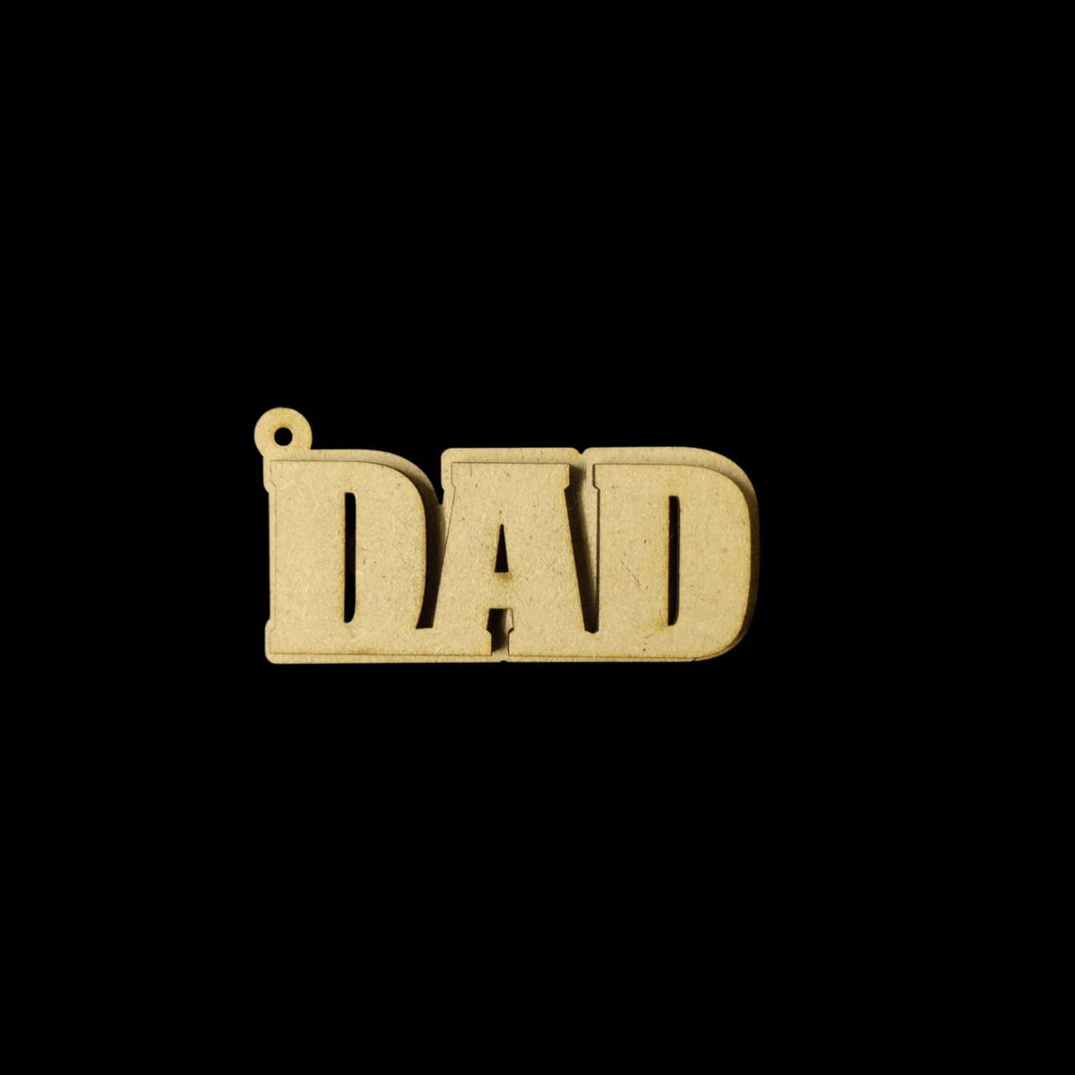 DAD - MDF Keychain Base (Father's Day)