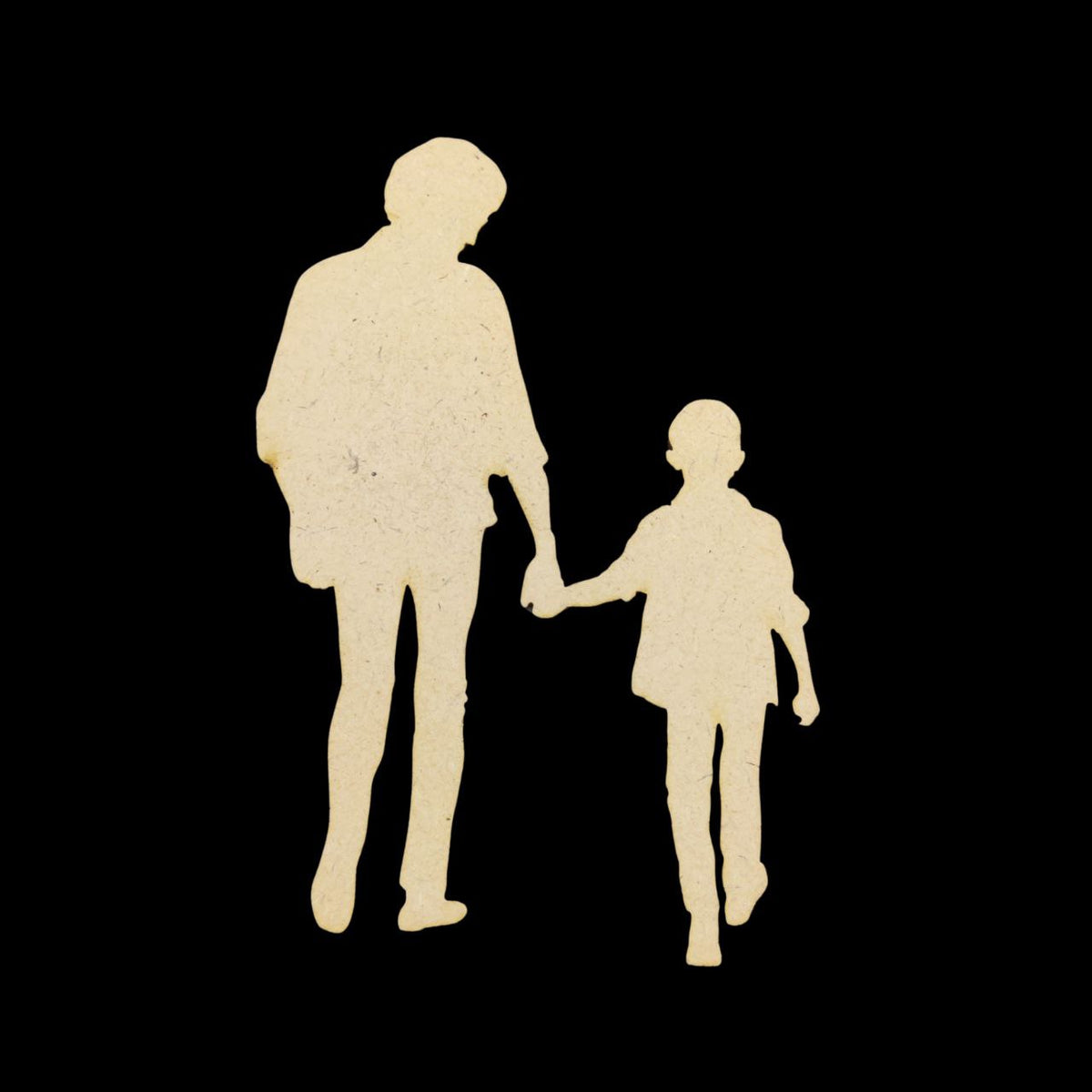 Dad and Son( Silhouette Cutout - MDF) Fathers Day