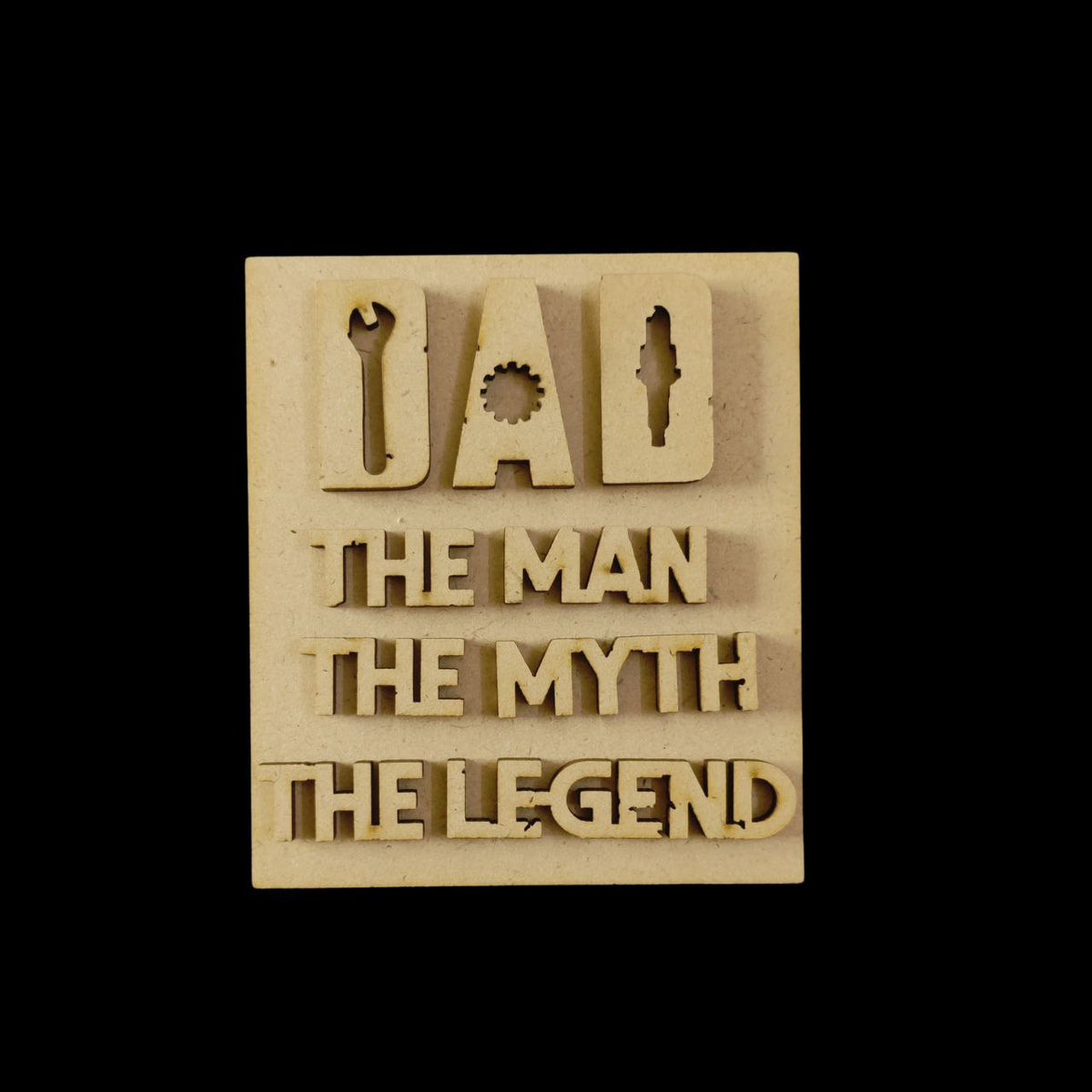 Dad the Man (Fridge Magnet Base - MDF) Fathers day
