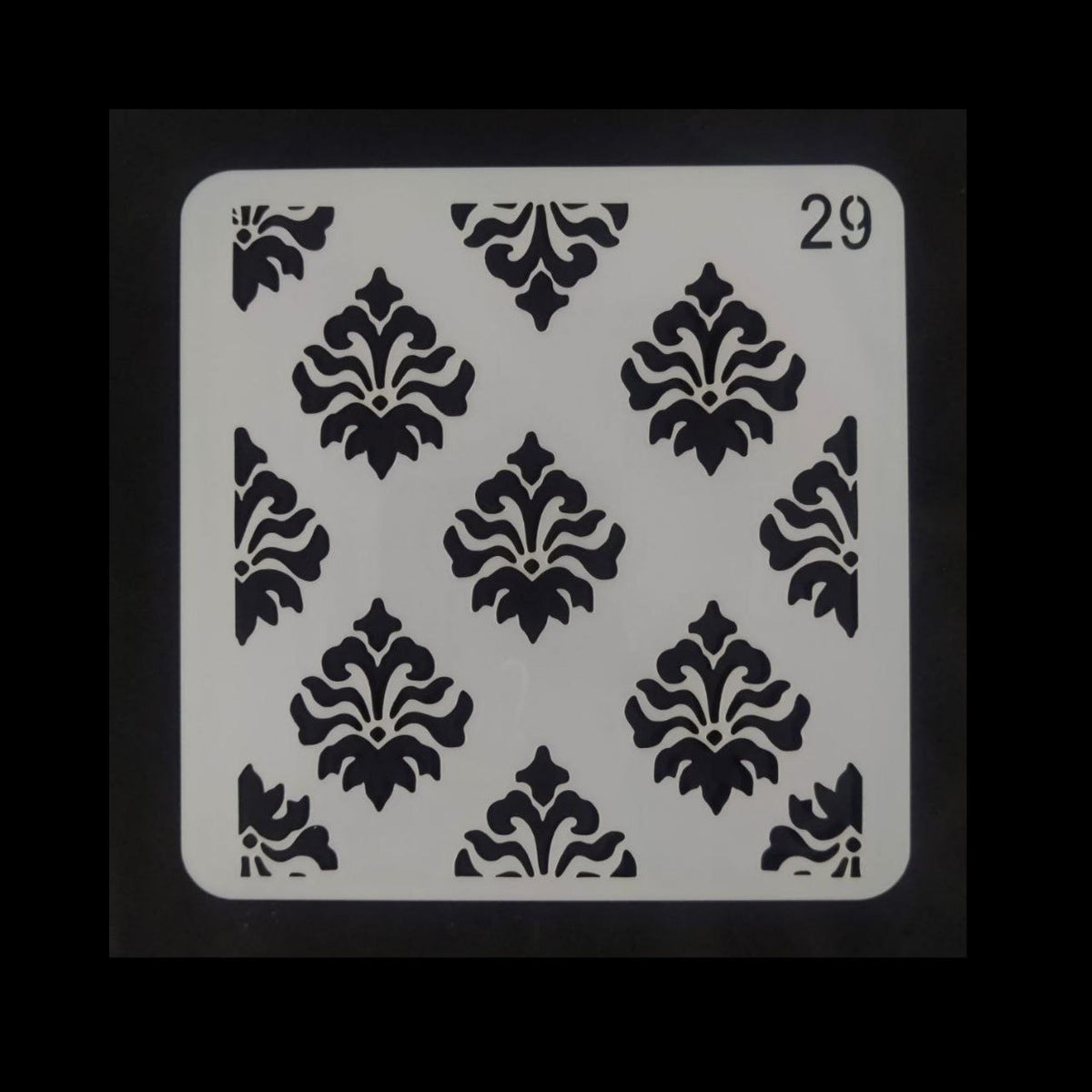 Damask Seamless - 5x5 Stencil