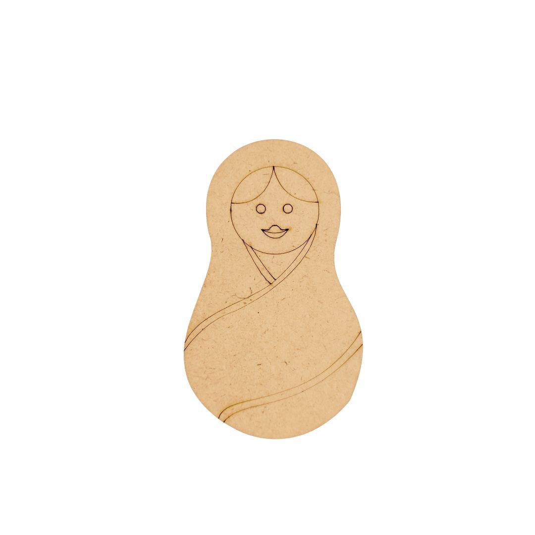 Desi Russian Doll (Woman) ( LaserCut MDF Desi Collection )