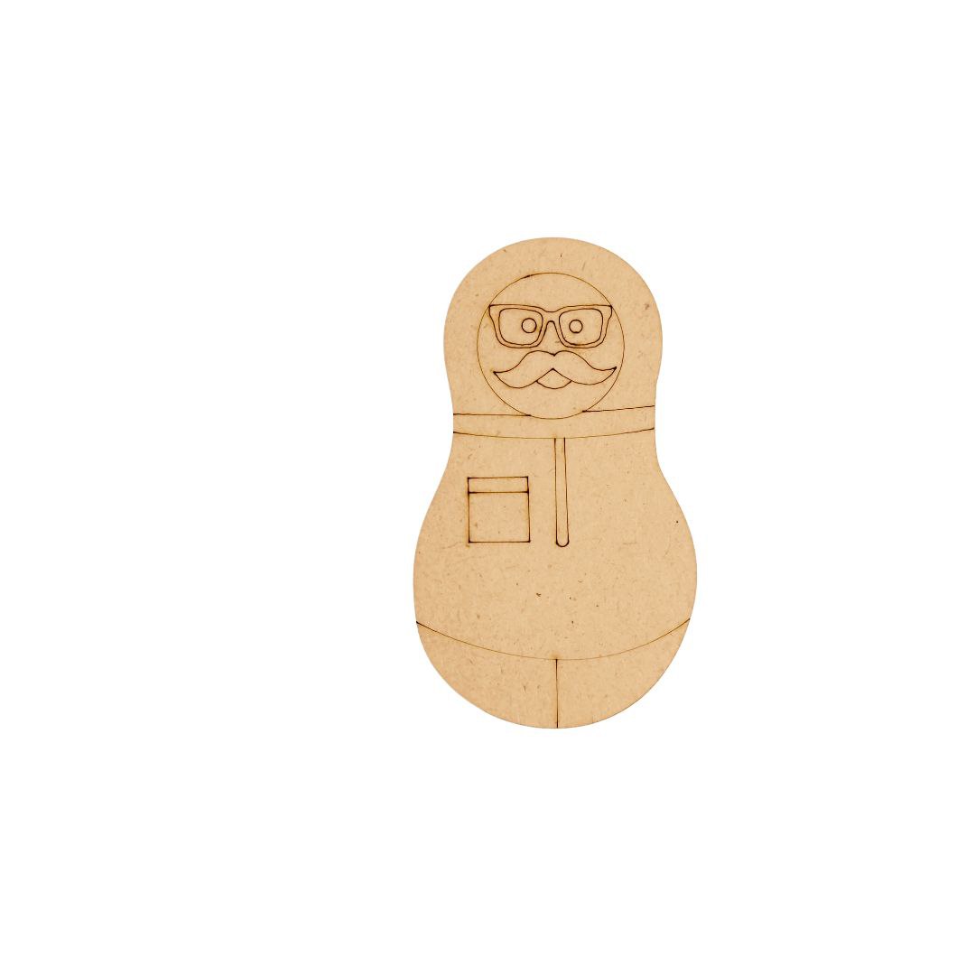 Desi Russian Doll (man) ( LaserCut MDF Desi Collection )