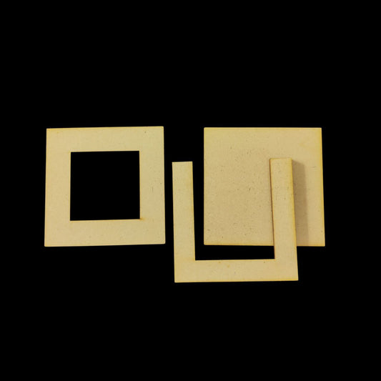 Design 7 - MDF Photo Fridge Magnet Base