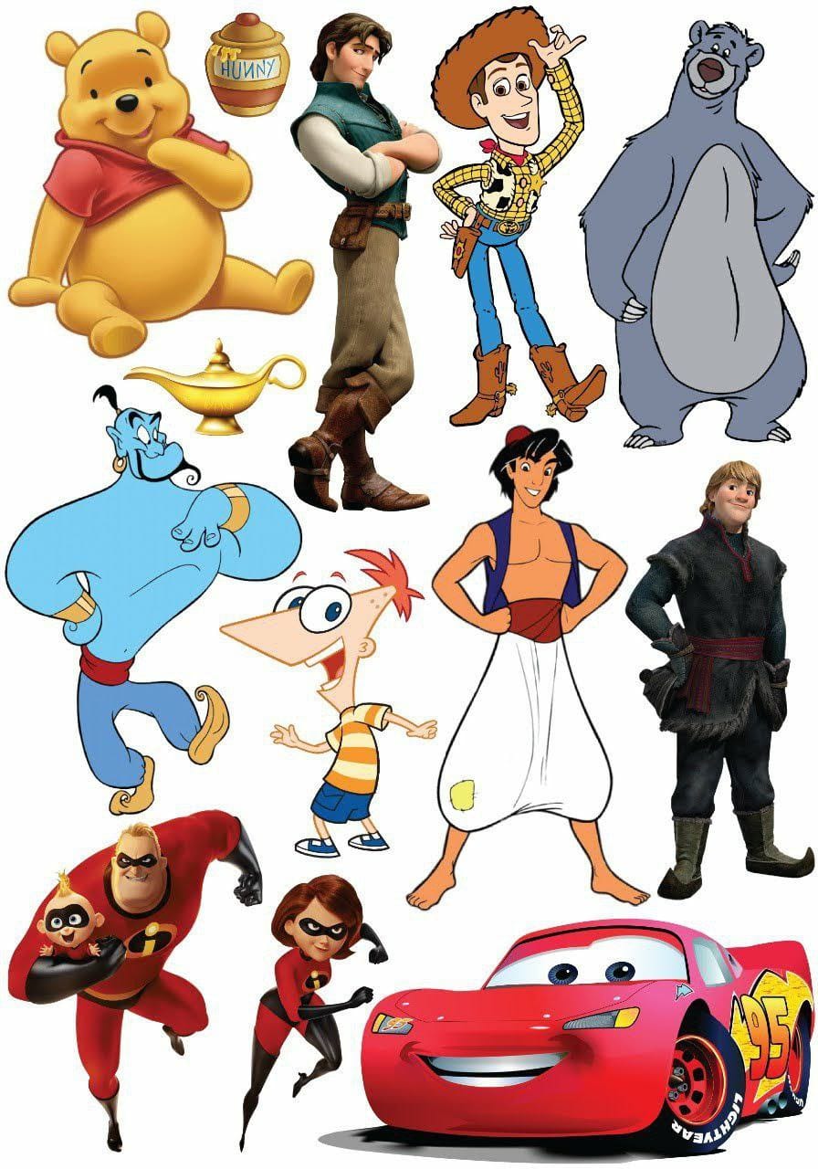 Disney ( For Boys ) ( Instant Transfer Sheets )