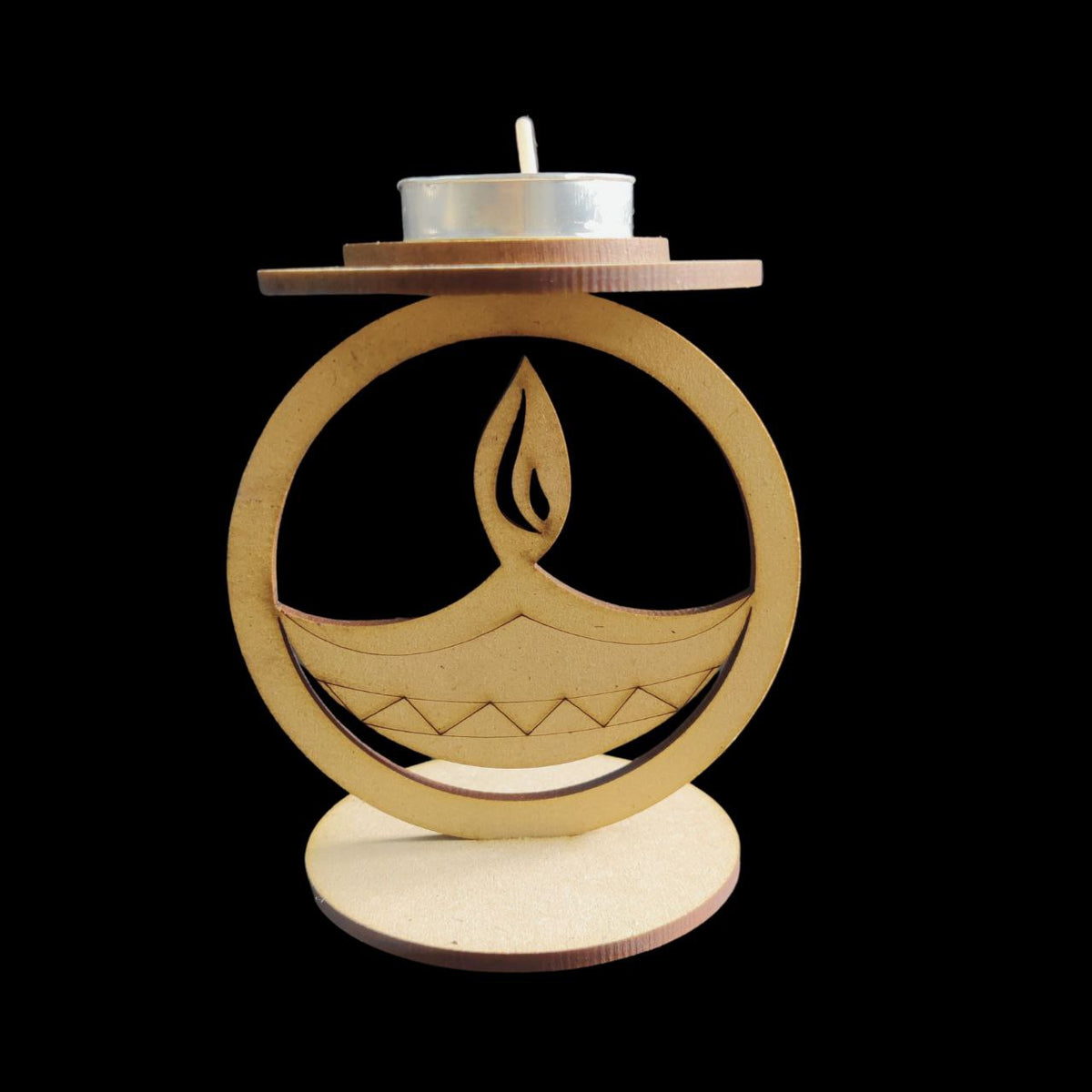 Diya (Tealight Holder MDF) Festive