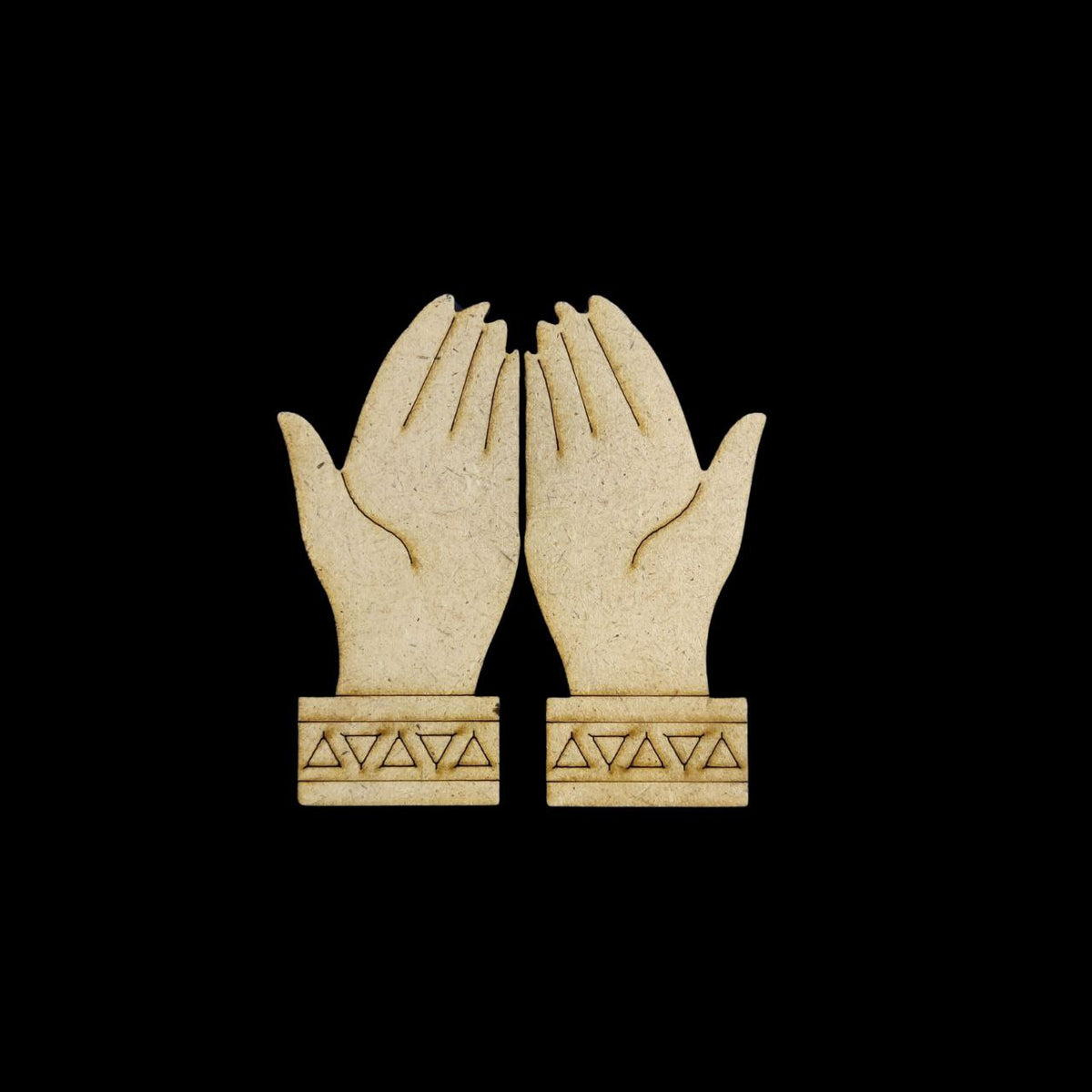 Duaa-Prayer Hands (MDF Premarked Embellishment) Islamic Collection