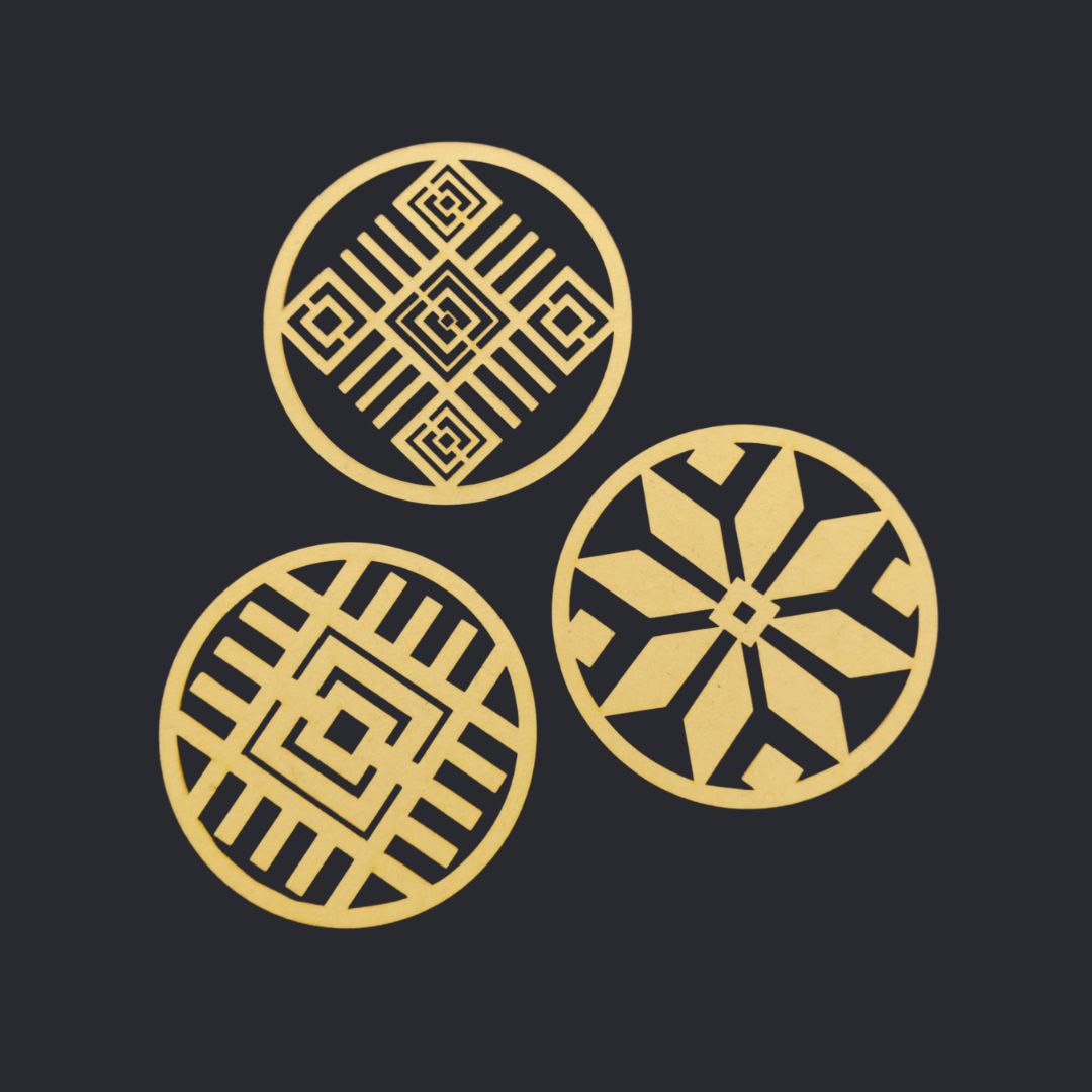 Ethnic Coasters/Platters ( Diwali )