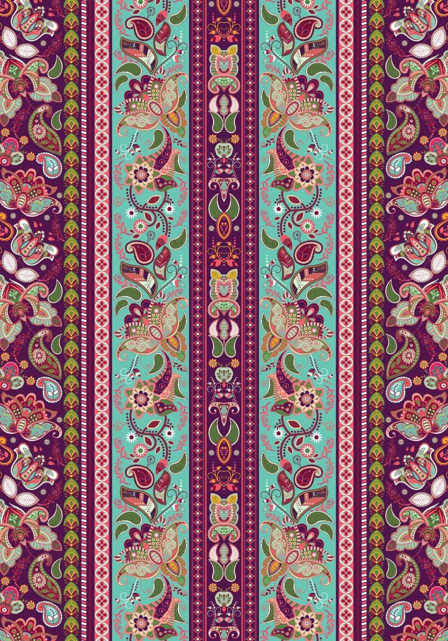 Ethnic stripes 1 ( Instant Transfer Sheets )