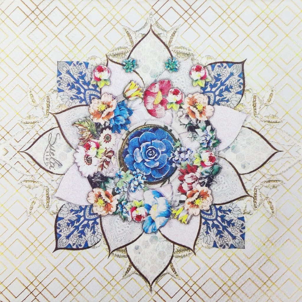 Floral Art ( German Napkins Tissues )