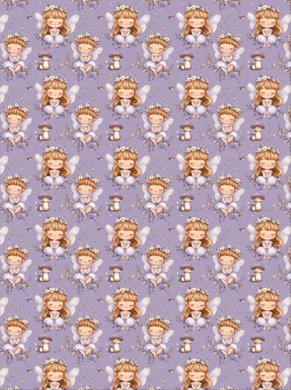 Fairy Bliss - Seamless Pattern (Decoupage Paper)
