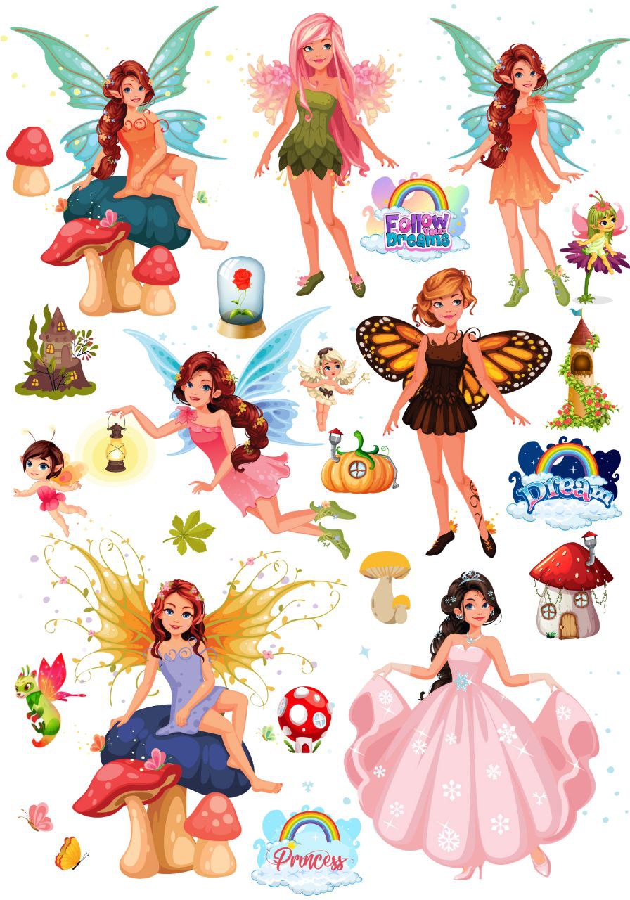 FairyLand ( Instant Transfer Sheets )