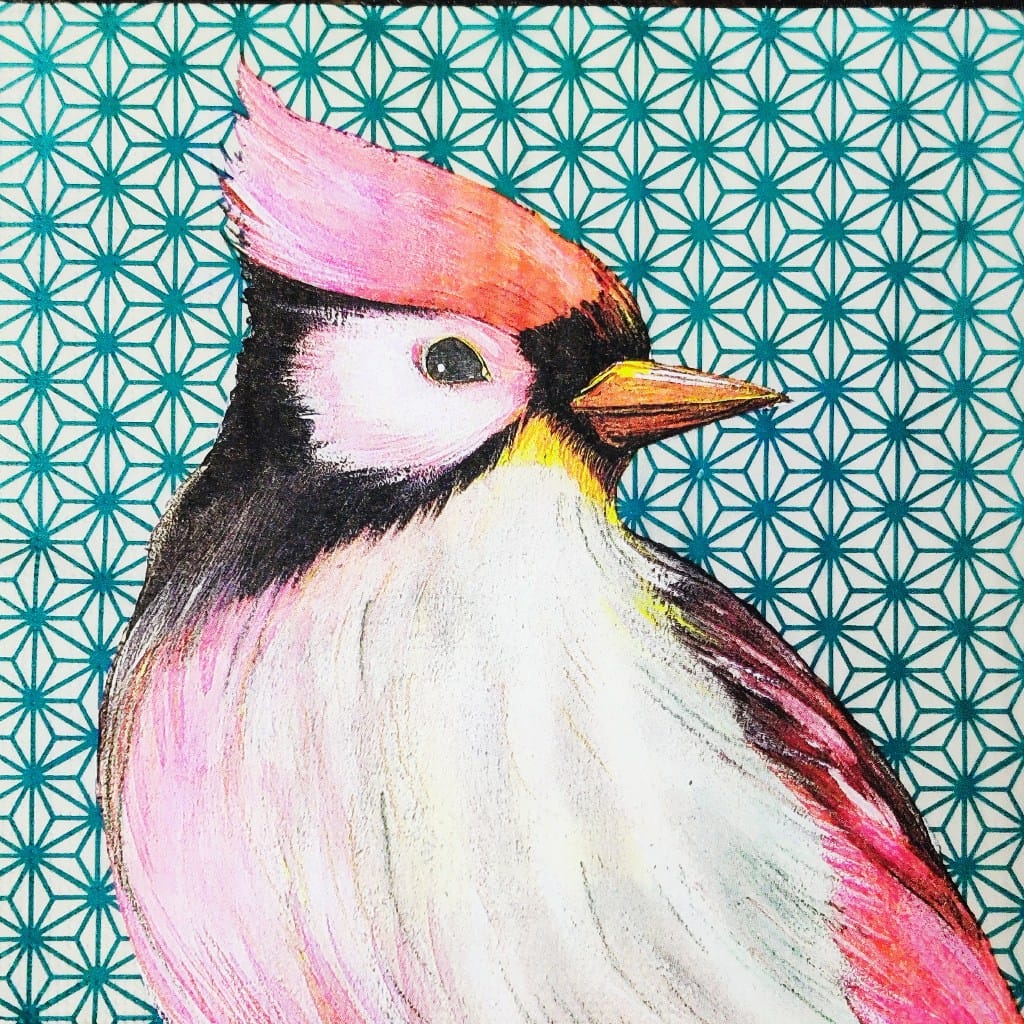 Crested Finch ( German Napkins Tissues )