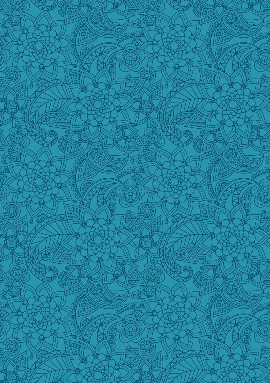Flora - Zentangle ( Decoupage Papers )