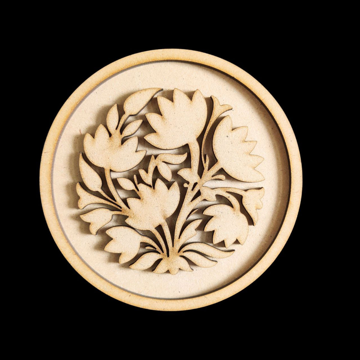 Floral Festive (Fridge magnet wall Decor MDF)