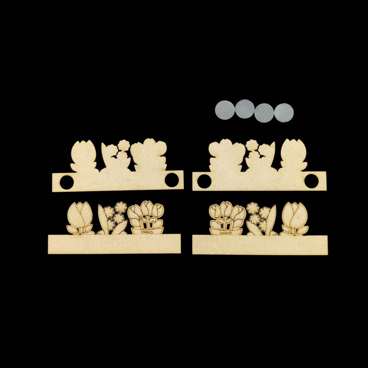 Flower Garden - 2 in 1 MDF Base