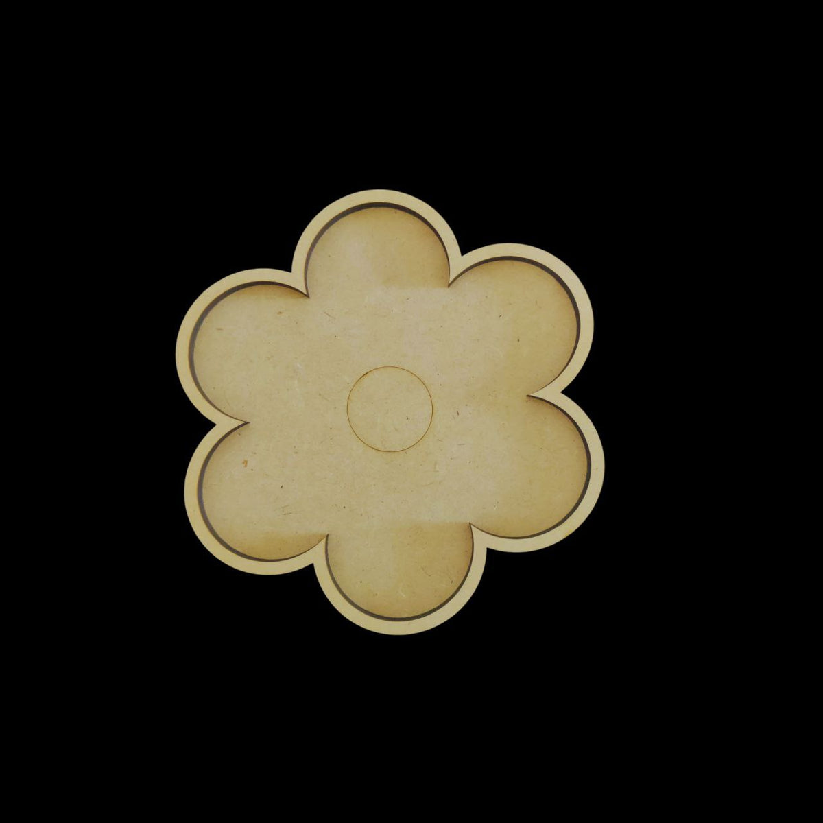 Flower (Trinket Tray - Lasercut Premarked MDF)