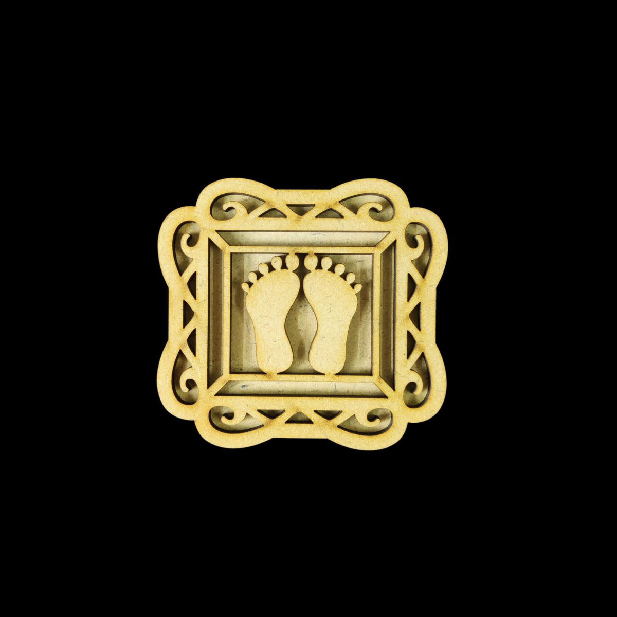 Footprint - 1 (MDF Shubh Labh Cutout) Festive